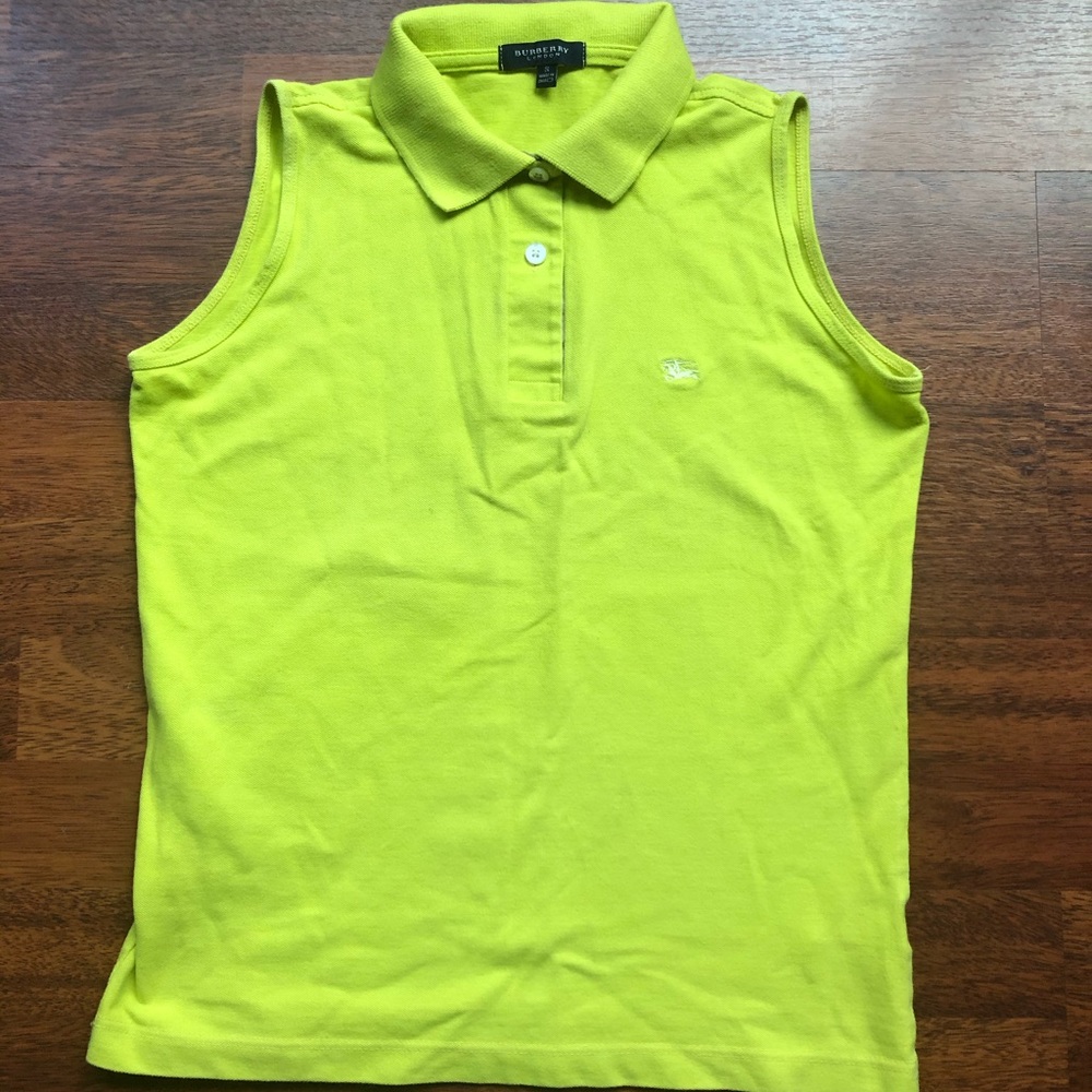 Burberry London small sleeveless polo shirt